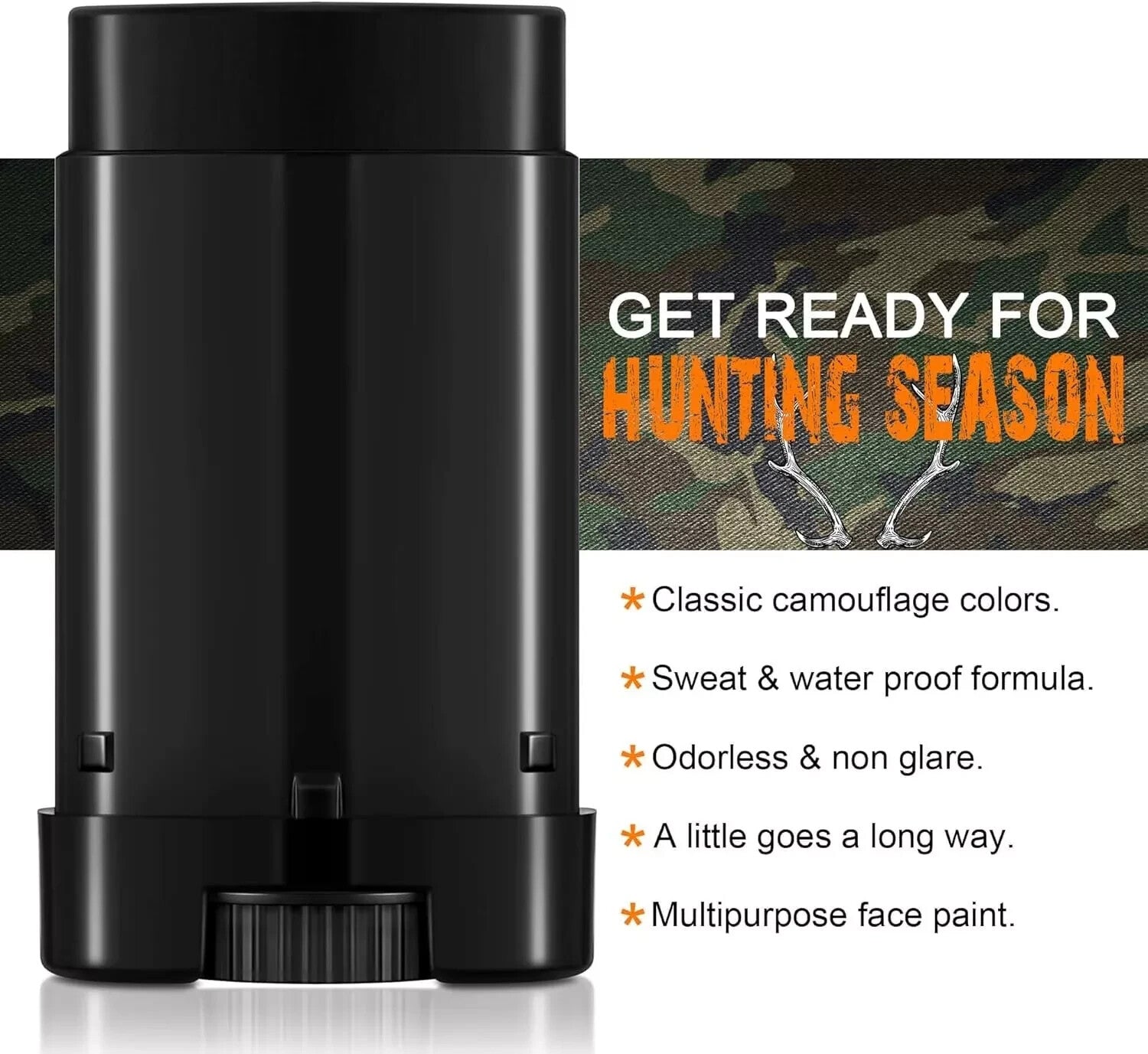 Camo Face Paint Stick Camouflage Kids Soldier Military Army combat Halloween fun