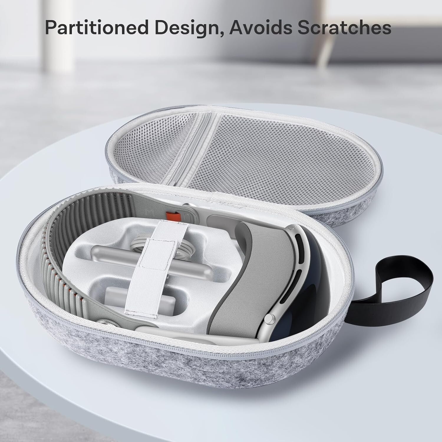 Hard Carrying Case for Apple Vision Pro, Shockproof Travel Bag Portable Storage