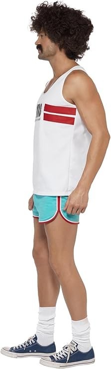 118 Man Costume 118118 Outfit by Smiffys Adult TV Fancy Dress Mens 118-118