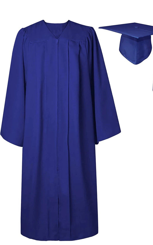 GraduatePro Graduation Gown and Cap Set for Adults 2023 Unisex Size 48 5'3 - 5'5