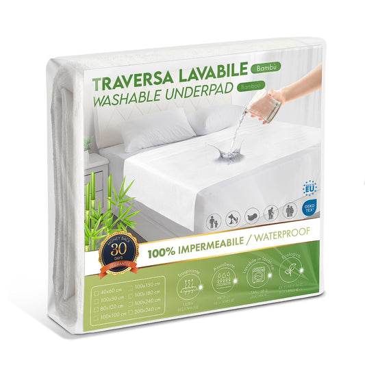 Waterproof Underpad Mattress Protection  100 x 150cm Protects any mattress