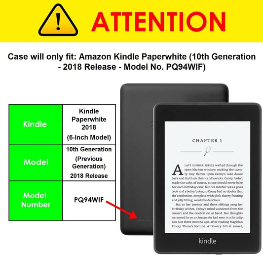 Kindle Paperwhite Smart Flip Leather Case 11 11th Gen Protective Cover 6.8 Inch