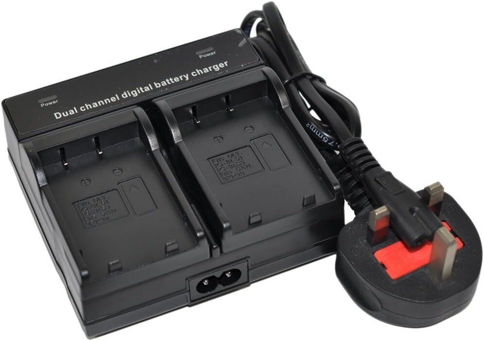 BTBAI NP-FW50 Battery Charger AC Wall Dual for a7R II ILCE-7R M2 Digital Camera