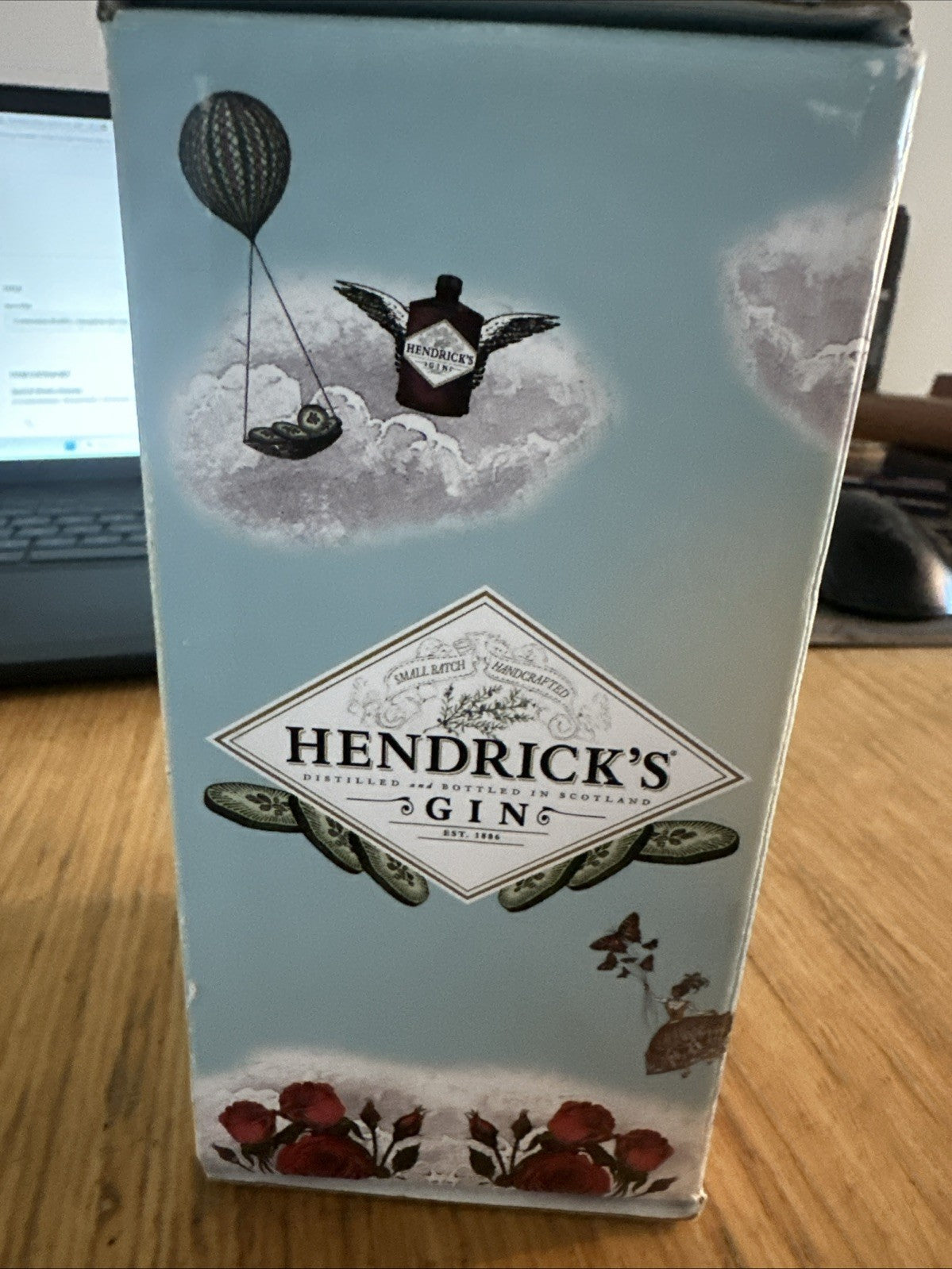 Collectable BOXED - Hendricks Gin highball Glass Escape the Conventional
