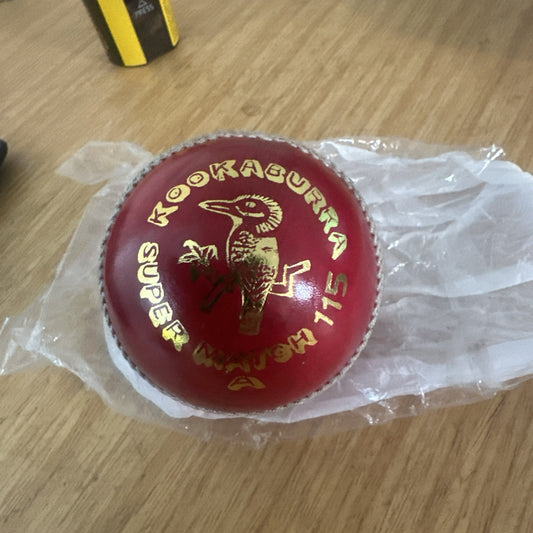 Kookaburra Cricket Ball Red Super Match 115 A 156g - New