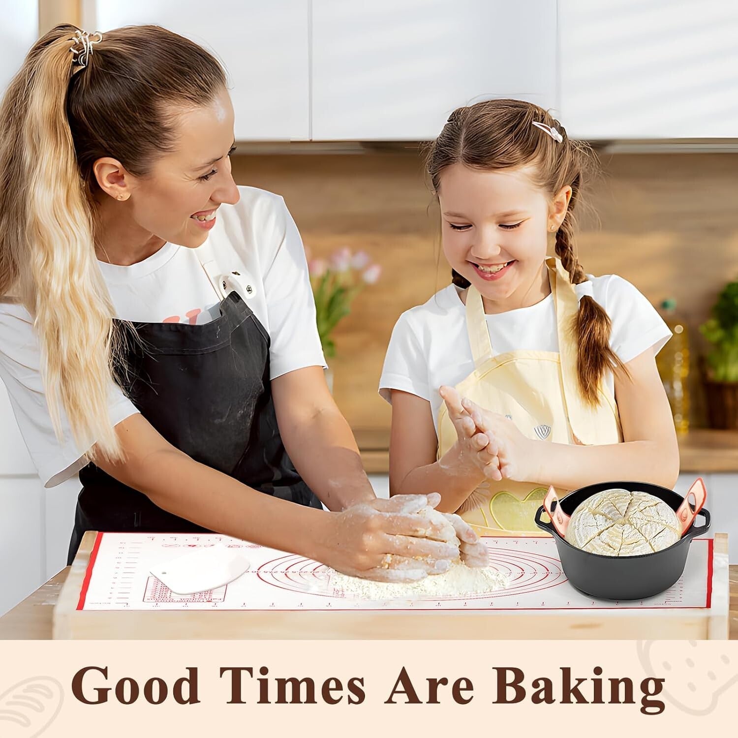 Sourdough Bread  Silicone Proving Basket Starter Kit - Fast Free Delivery