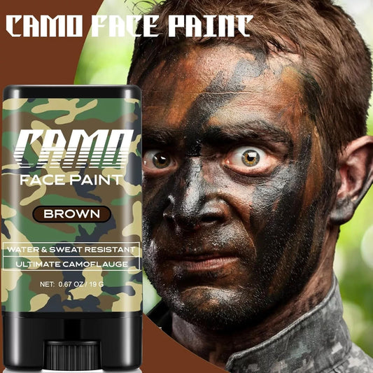Camo Face Paint Stick Camouflage Kids Soldier Military Army combat Halloween fun