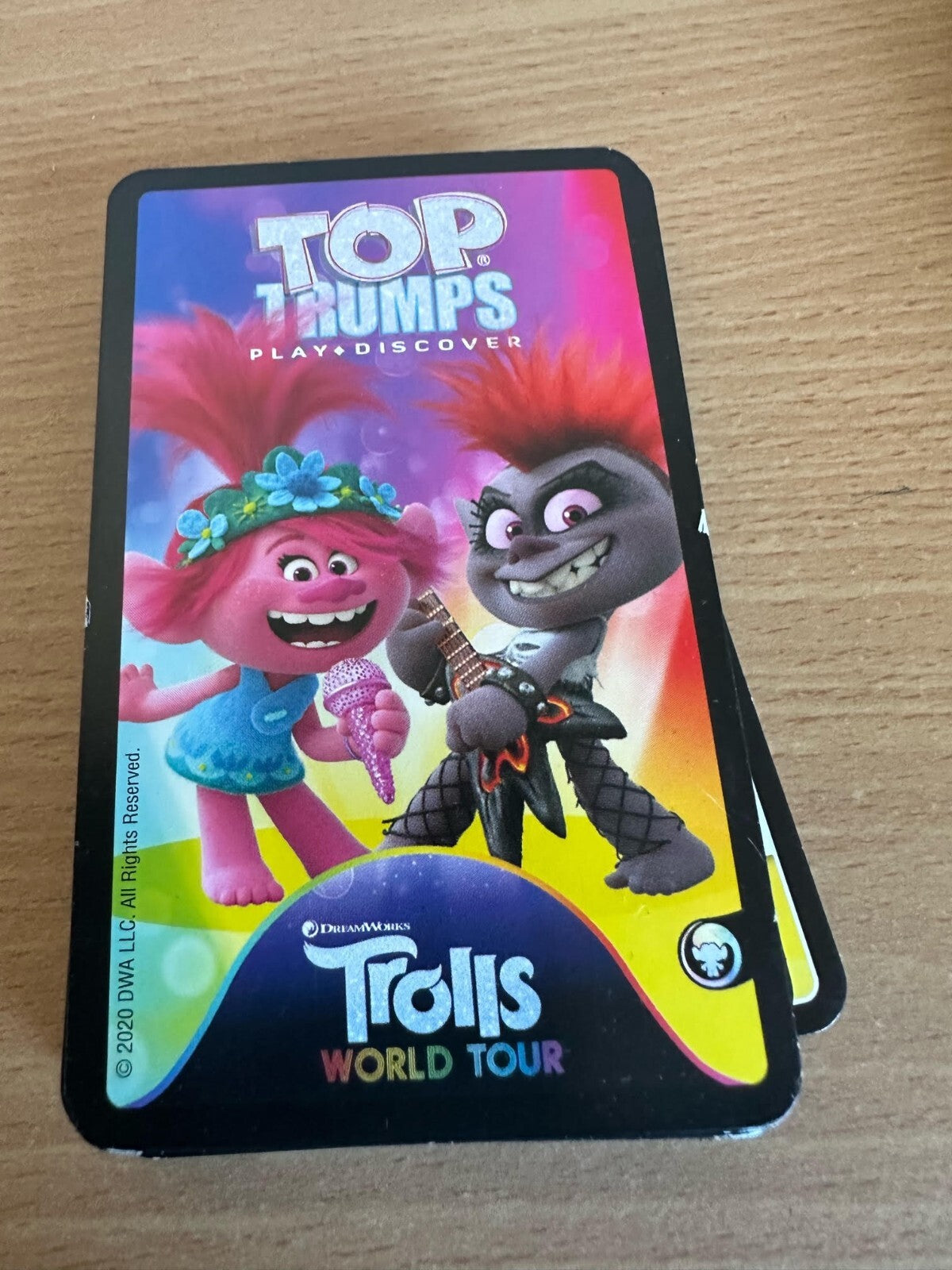 Trolls World Tour Top Trumps Card Game  - Full of Fun Facts & Stats