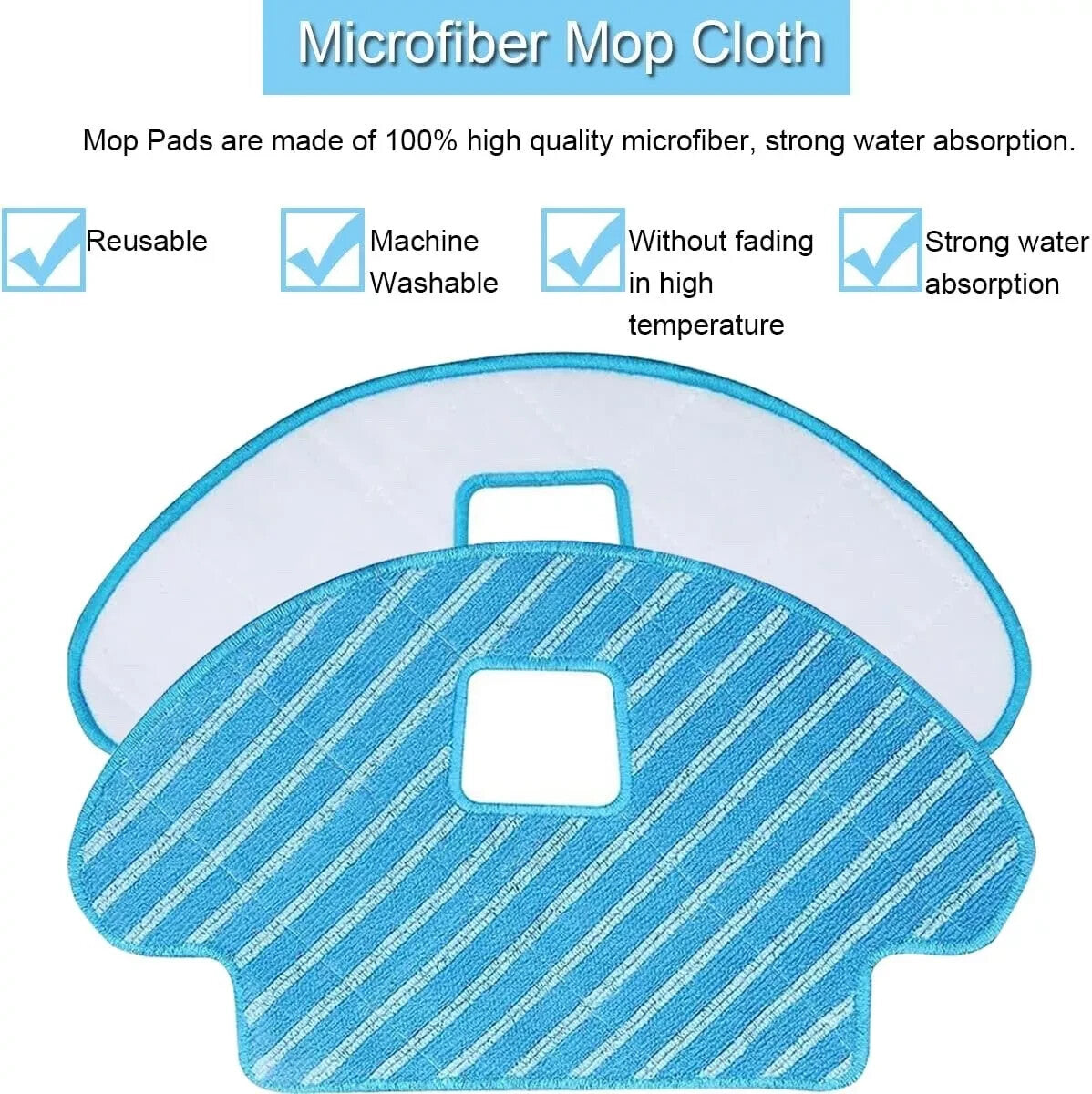 Accessories Kit for Ecovacs DEEBOT OZMO 930 DG36 Robot Vacuum 4 Side Brush + 2 H