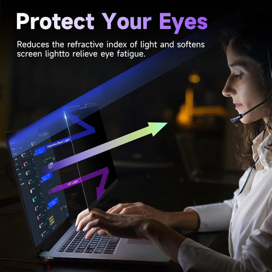 IPROKKO Laptop Privacy Screen 16 Inch 16.9 New w/Microfiber Cloth Magnetic
