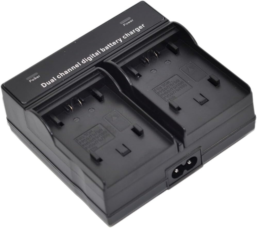 BTBAI NP-FW50 Battery Charger AC Wall Dual for a7R II ILCE-7R M2 Digital Camera