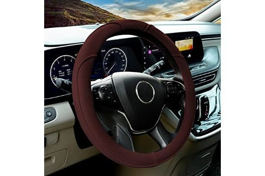 15inch Comfortable Dust Proof Car Steering Wheel Cover Men Women Universal Fit