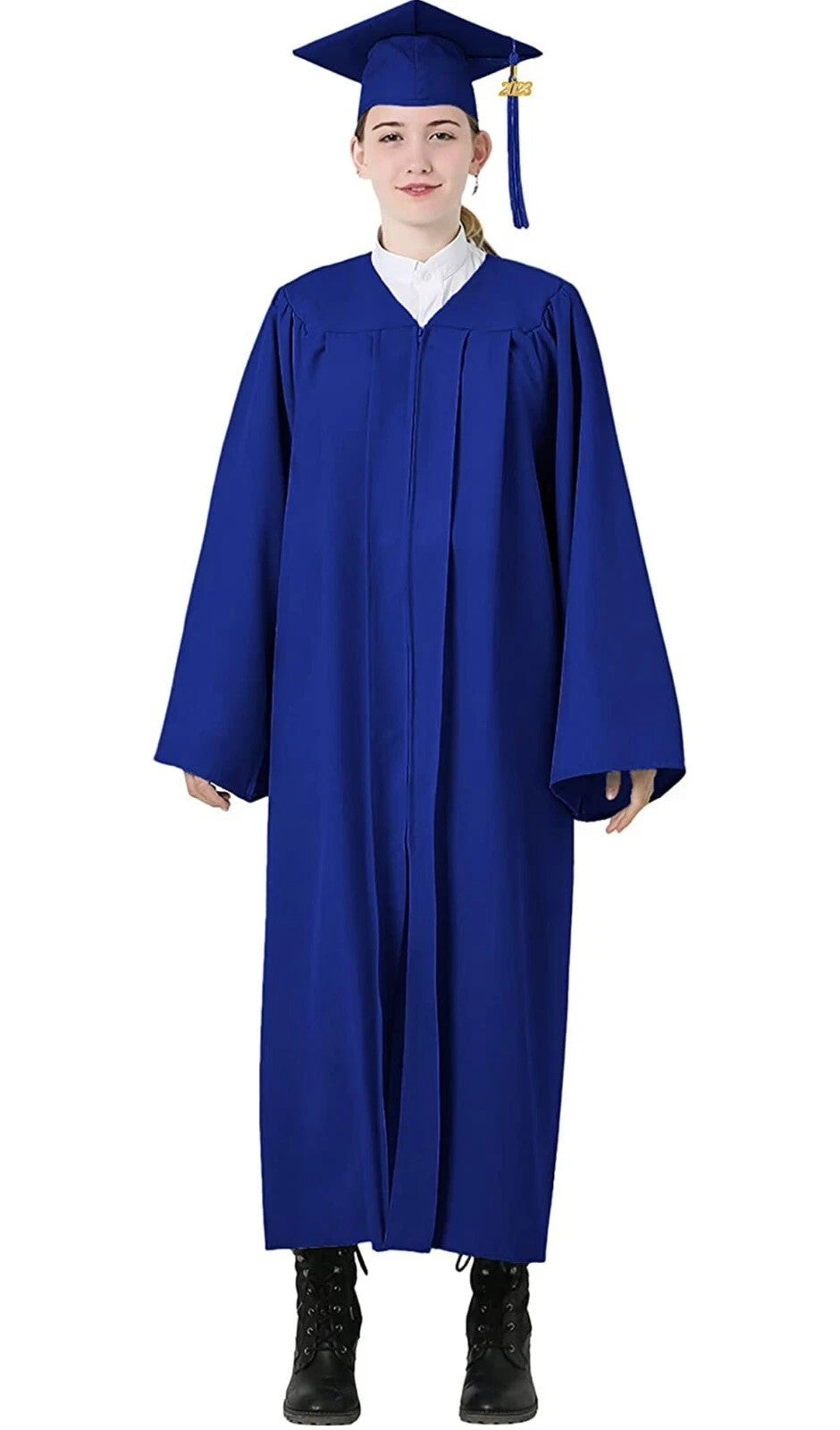 GraduatePro Graduation Gown and Cap Set for Adults 2023 Unisex Size 48 5'3 - 5'5