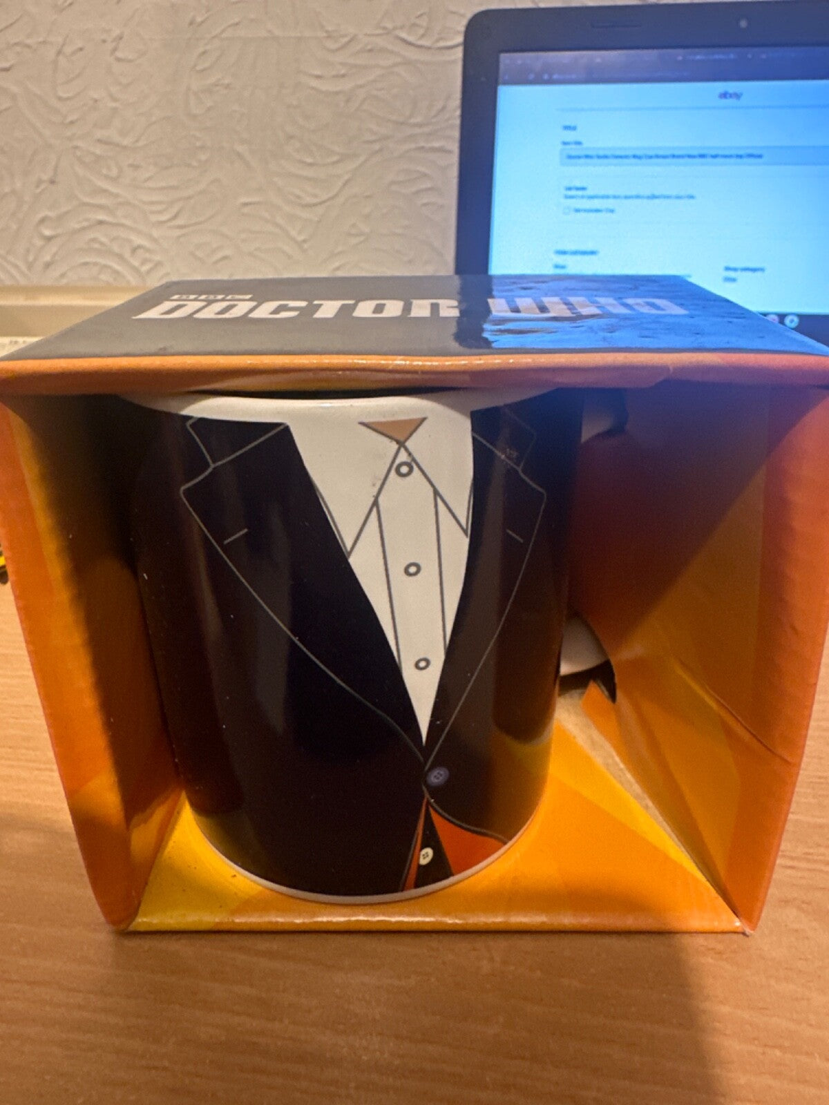 Doctor Who Ceramic Mug Cup Boxed Brand New BBC half moon bay Official