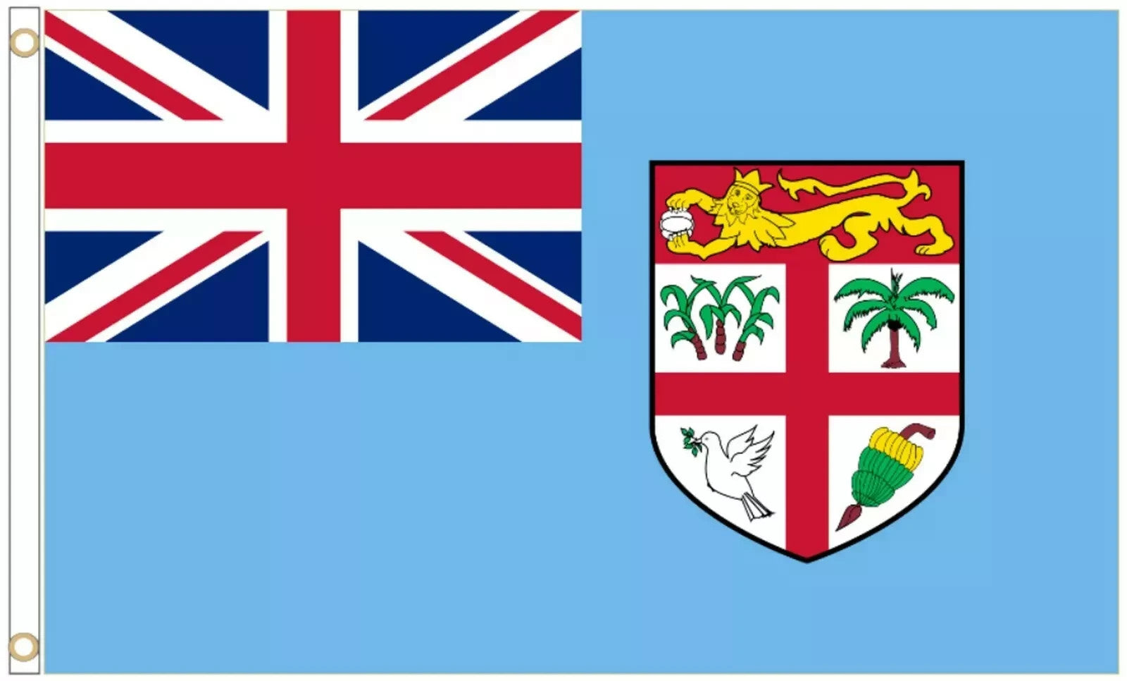 Fiji Polyester Flag - 5ft x 3ft