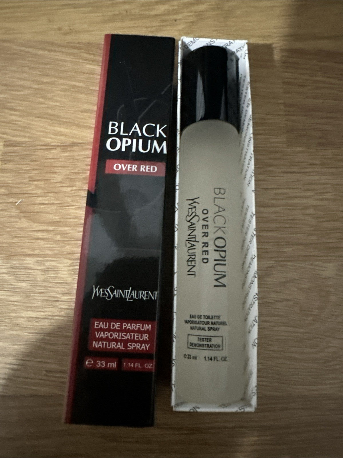 YSL Yves Saint Laurent Black Opium Eau de Parfum Over Red Travel Size 33ml