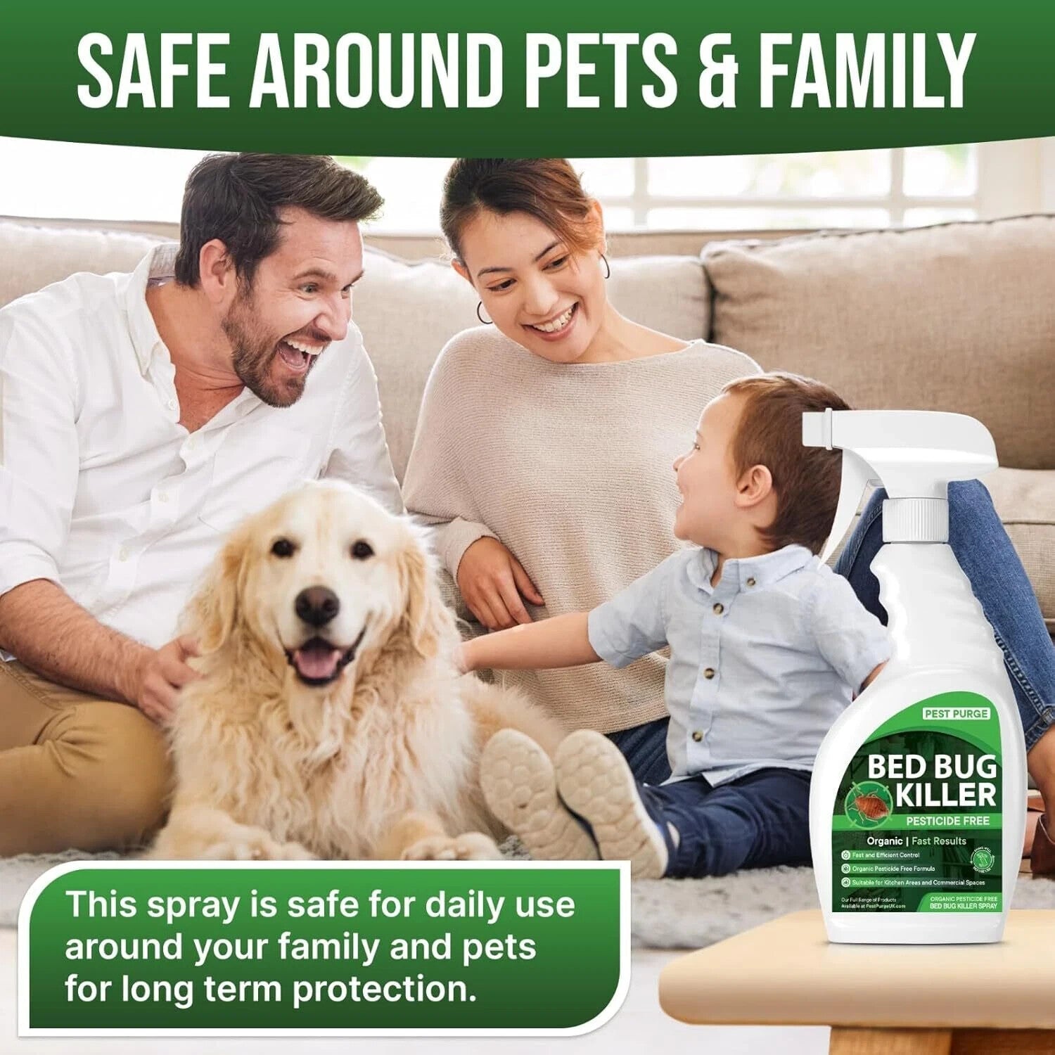 2 x STRONG BED BUG KILLER TREATMENT SPRAY CRAWLING INSECT INSECTICIDE HOME