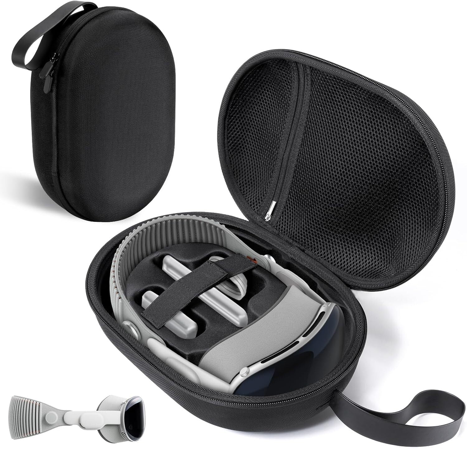 Hard Carrying Case for Apple Vision Pro, Shockproof Travel Bag Portable Storage