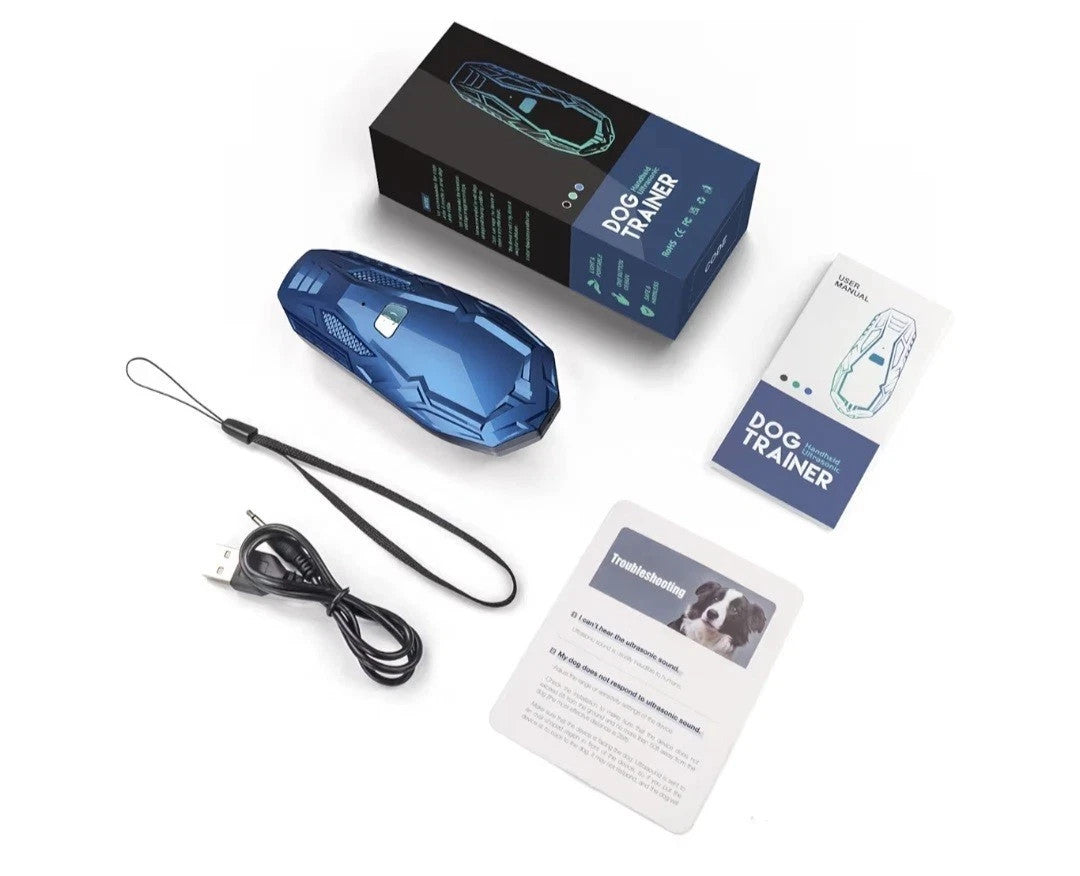 DOG TRAINER Handheld Ultrasonic Bark - All Breeds 6 months to 8 Years