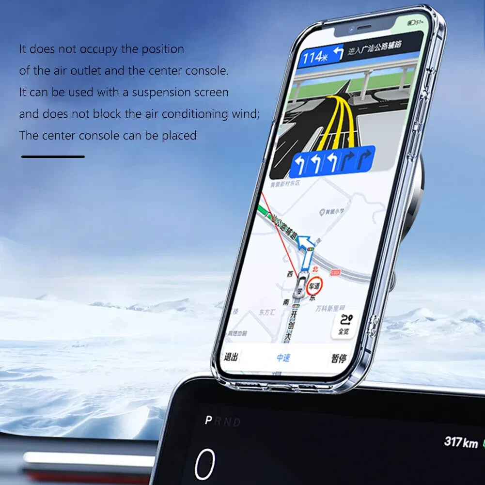 Universal Magnetic 360° Rotating Car Mobile Phone Mount Dashboard Strong Holder