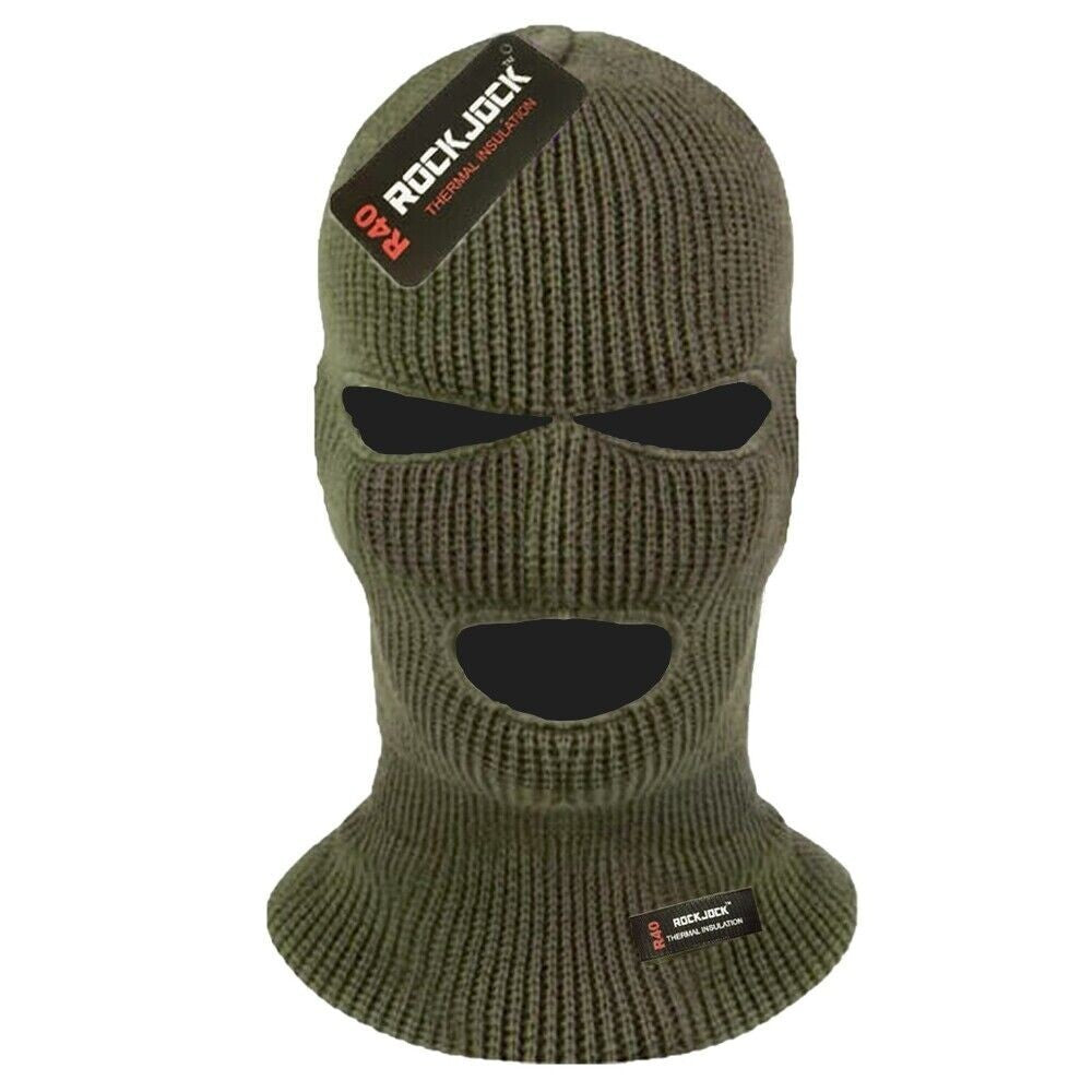 Rock Jock Thermal Insulated Balaclava Knitted Winter Masks Snood SAS Army Issue