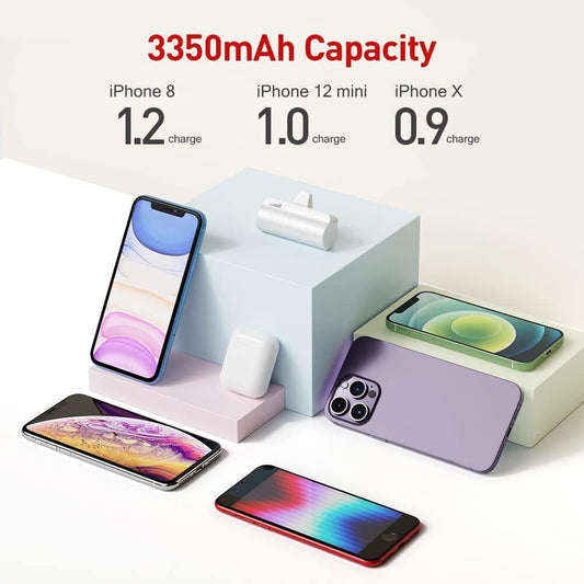 iWALK Mini Portable Charger 3350mAh Ultra-Compact Power Bank Small for Iphones