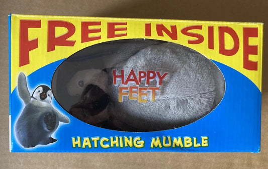 Persil Promo Happy Feet Penguin Chick Reversible Soft Toy Plush -Hatching Mumble