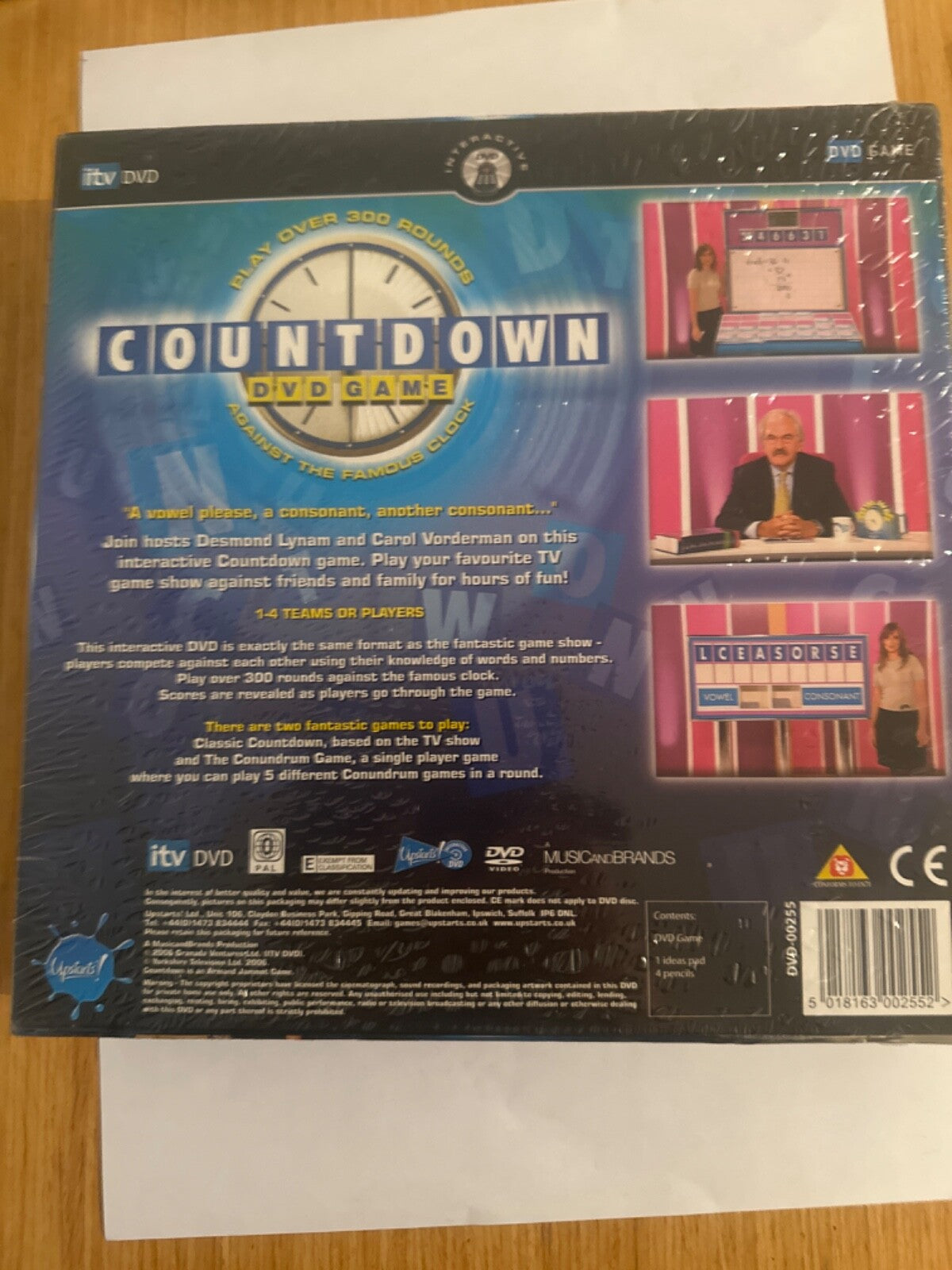Countdown TV Show DVD Game 2006 New Sealed