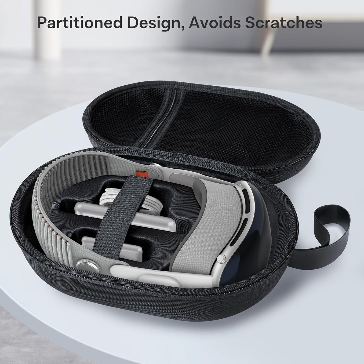 Hard Carrying Case for Apple Vision Pro, Shockproof Travel Bag Portable Storage