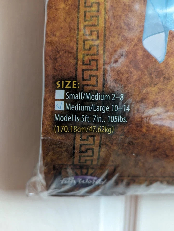 Ladies Egyptian Queen Cleopatra Costume Deluxe Womens Egypt Goddess Fancy Dress