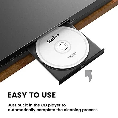 Reshow CD Player Cleaner, Laser Lens Cleaning Disc Cleaning