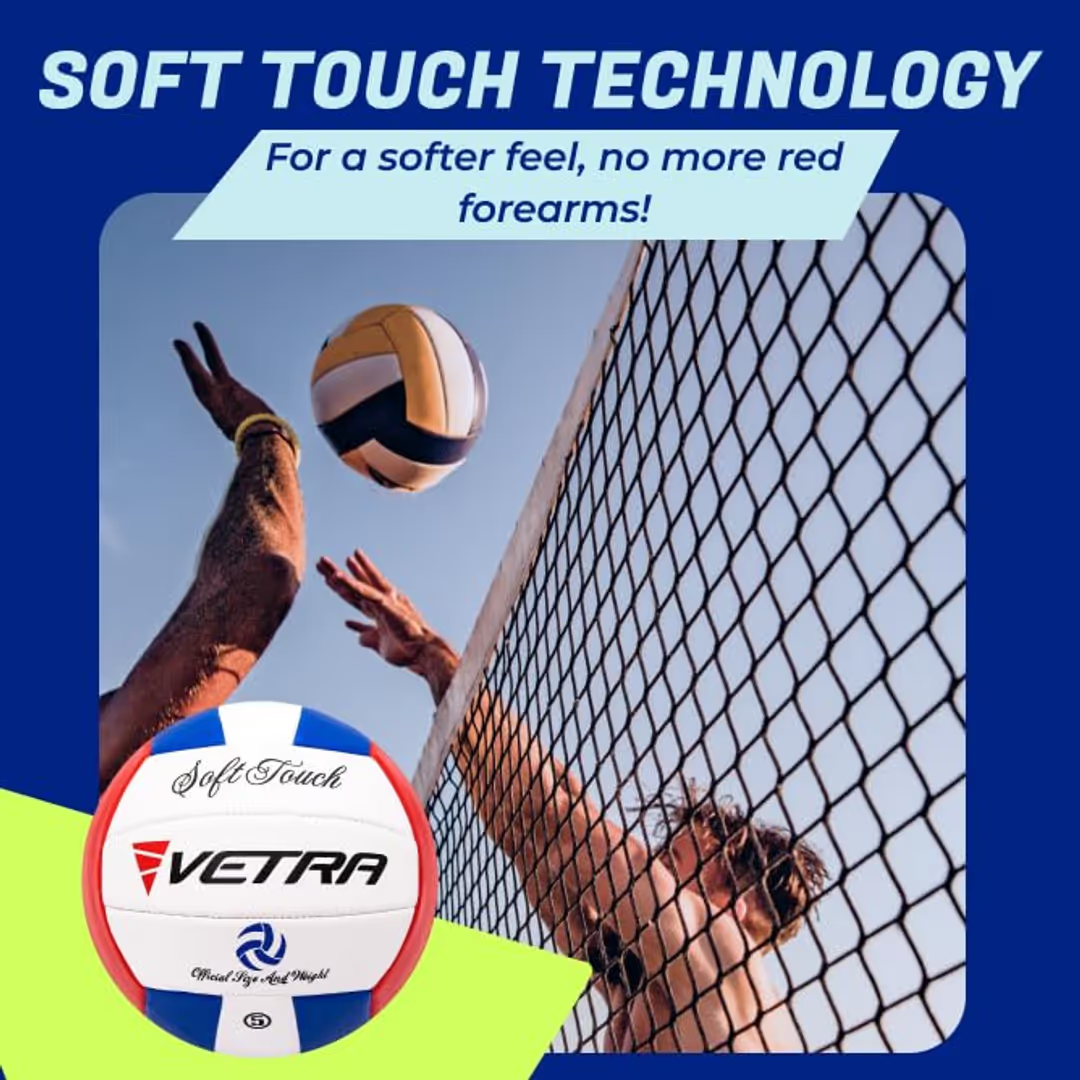 Vetra Volleyball Soft Touch Volley Ball Size 5
