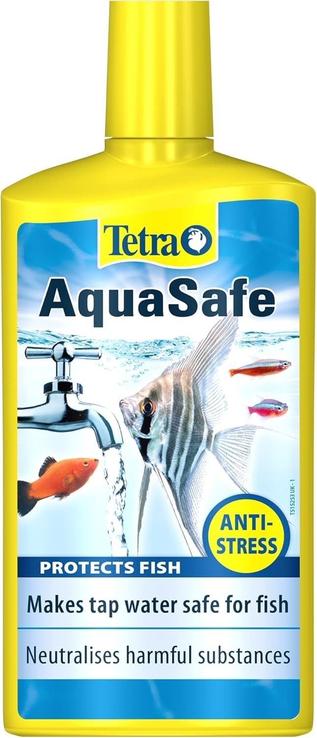 TETRA AQUASAFE FISH TANK TAP SAFE WATER CONDITIONER 250ML