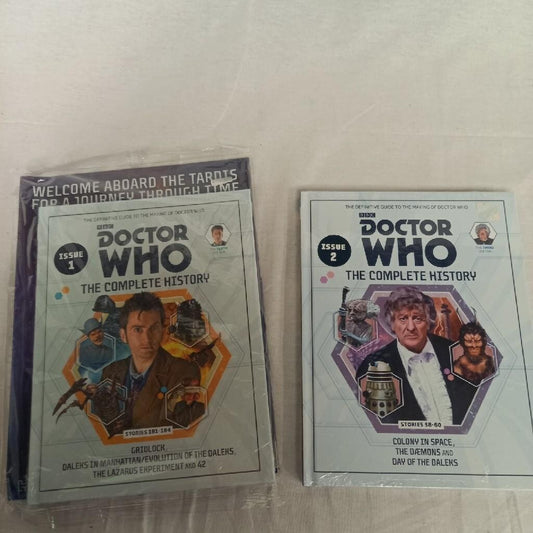 DR WHO The Complete History Issue 1 & 2 Brand New Sealed