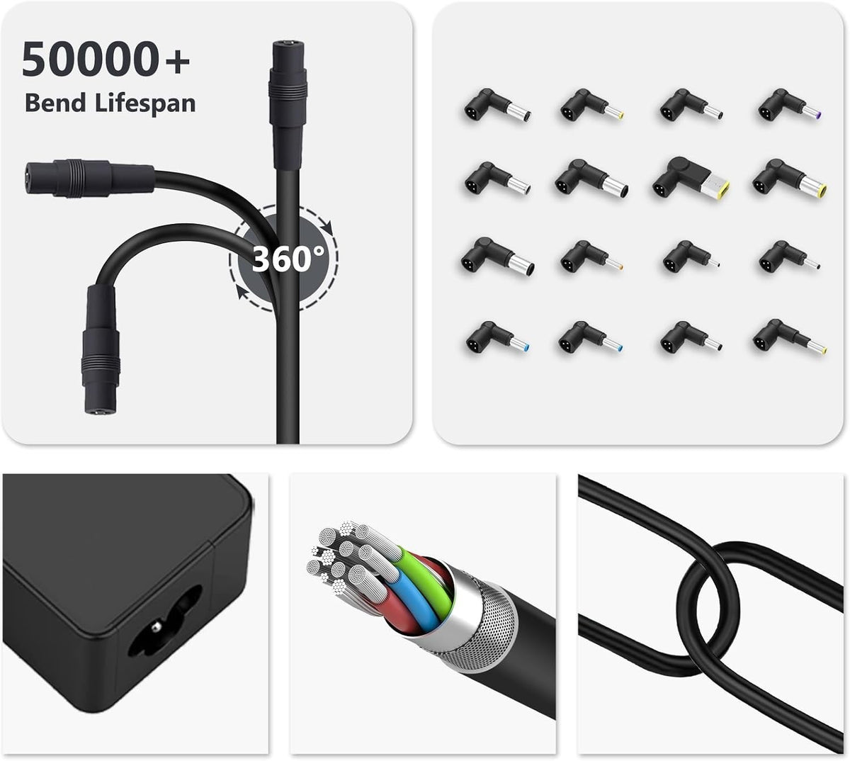 90W Laptop Charger for Asus Dell HP Acer Lenovo IBM Toshiba Samsung Sony Fujitsu