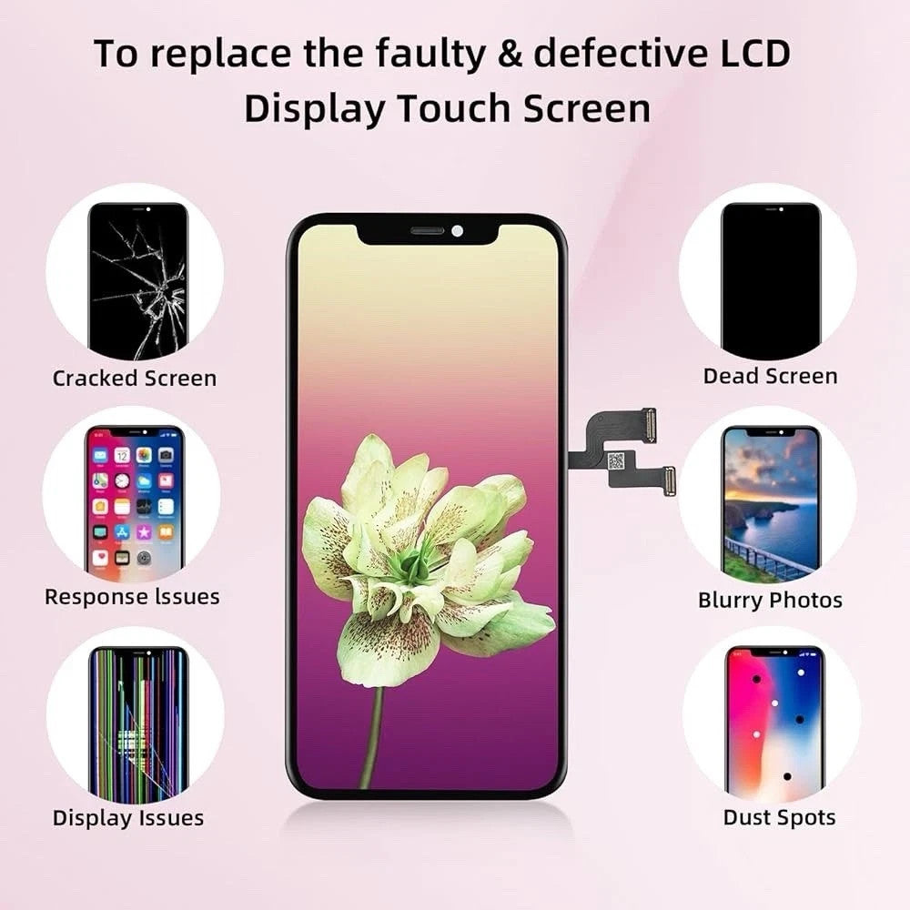 For iPhone 11 Pro Max LCD FHD Display Digitizer Screen Replacement Repair Kit
