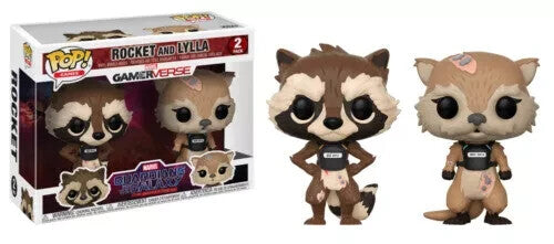 funko pop rocket and lylla 2 Pack *NEW* in Box Marvel Guardians Of The Galaxy 3