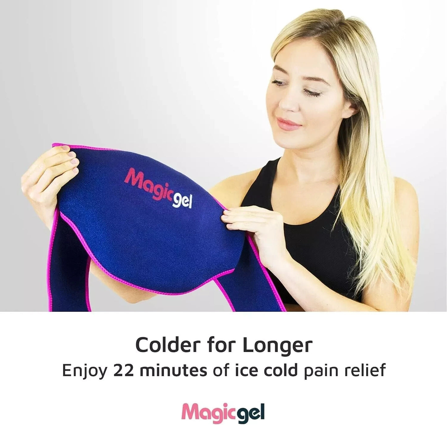 Magic Gel Lower Back/Stomach Heat/Cold Gel Packs for injury