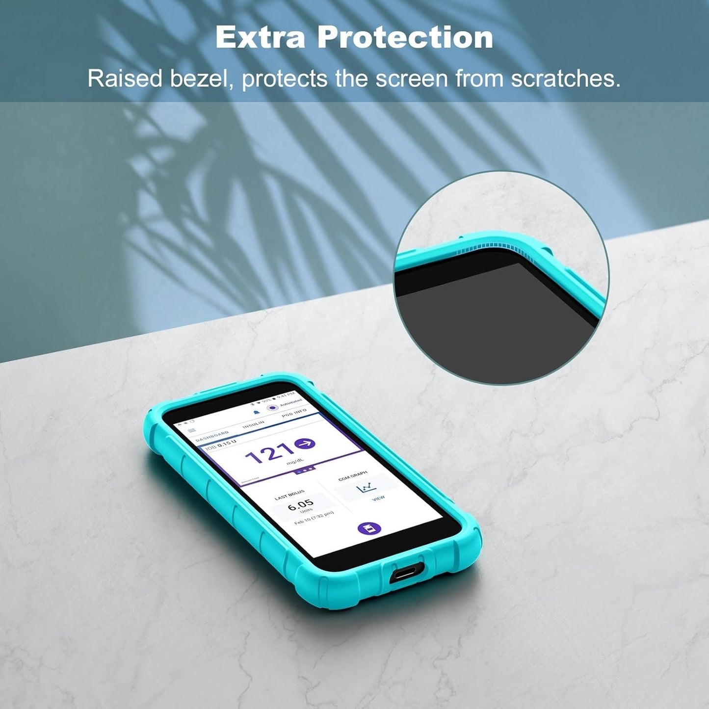 MEDMAX Silicone Case for Omnipod 5 Shockproof Anti Slip Protective Cover