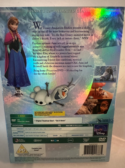 Disney Frozen DVD - Classics 52 With O Ring Slipcover - Brand New & Sealed