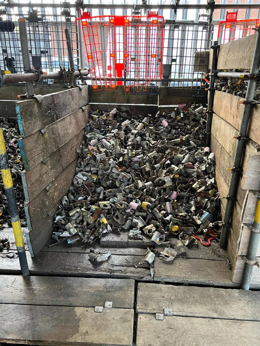 10 x Scaffolding Scaffold Fitting SWIVEL DOUBLE Coupler Clamp FAST FREE DELIVERY