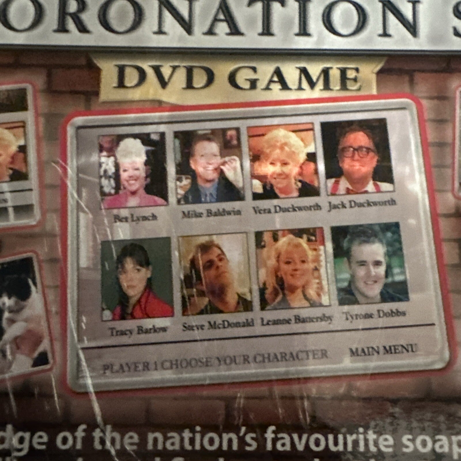 Coronation Street DVD Game with Limited Edition Quiz Beer Mats NEW SEALED