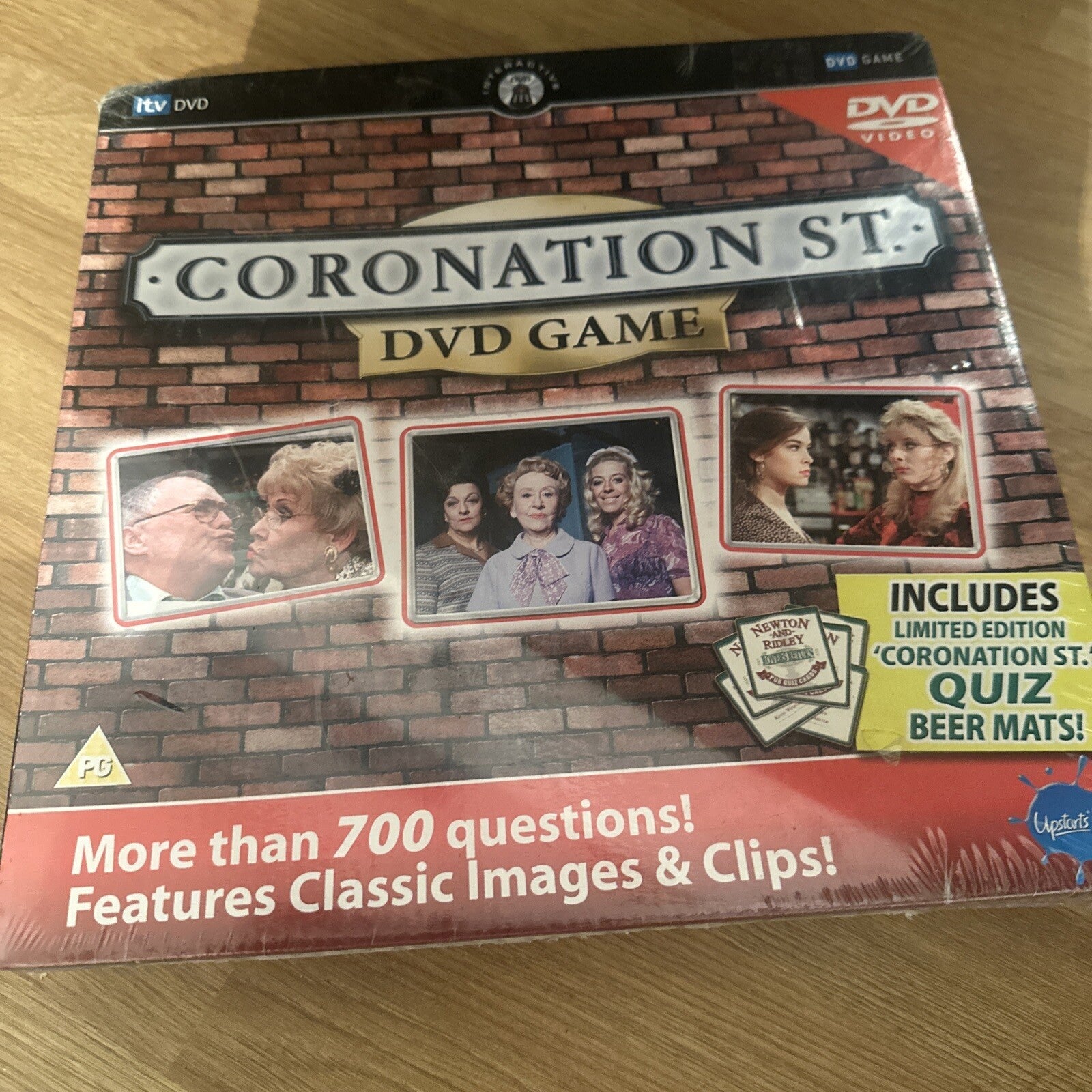 Coronation Street DVD Game with Limited Edition Quiz Beer Mats NEW SEALED