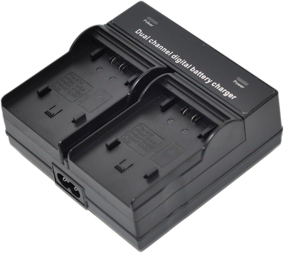 BTBAI NP-FW50 Battery Charger AC Wall Dual for a7R II ILCE-7R M2 Digital Camera