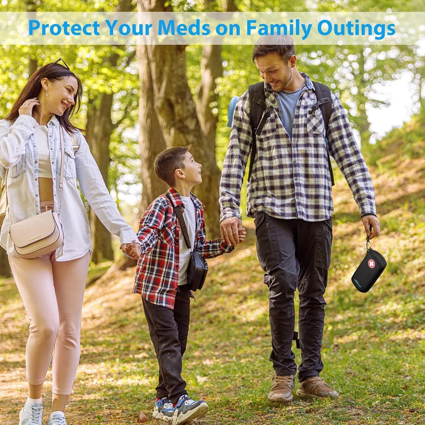 MEDMAX Insulin Cooler Bag with 2 Ice Packs Portable Diabetic for Insulin Pen