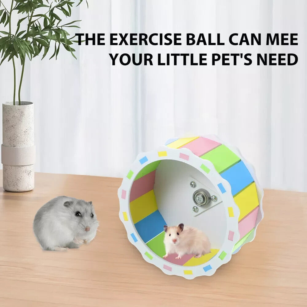 Hamster Wheel Non-slip Silent Running Wheel Exercise Wheel Gerbil Chinchilla