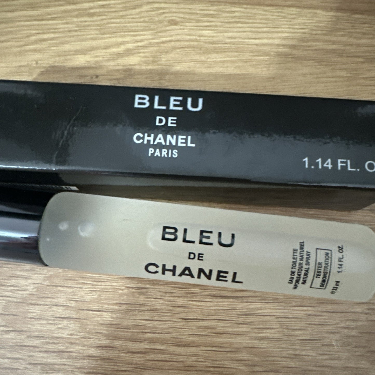 Bleu De Chanel Paris Eau De Parfum 33ml Travel Size Spray Iconic Mens Fragrance