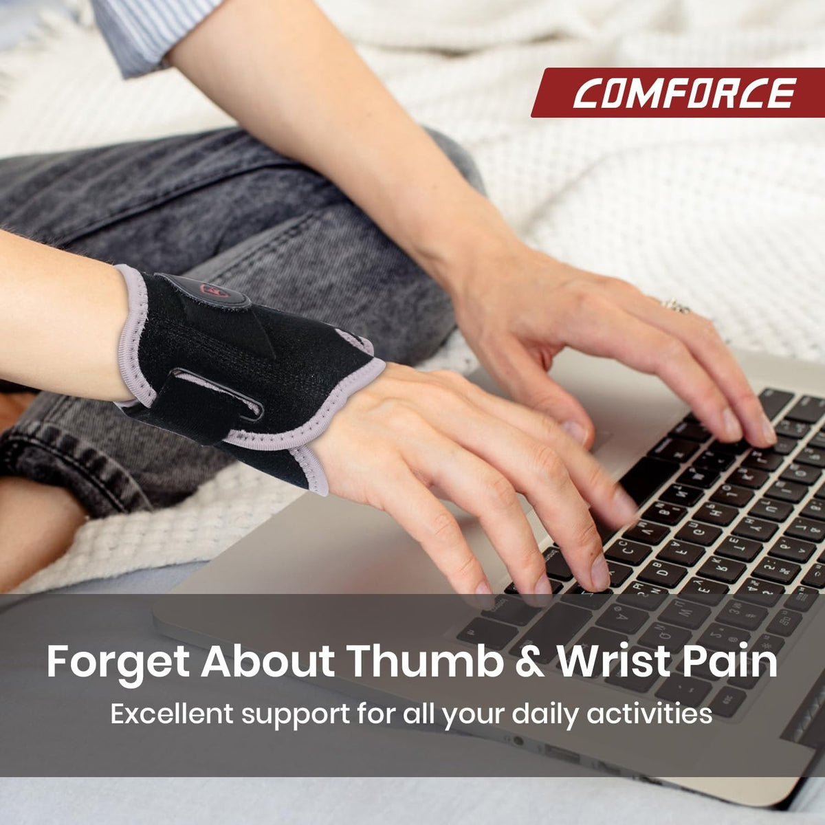 Left Hand Thumb Wrist Brace Support Hand Sprain Carpal Tunnel Arthritis Sports