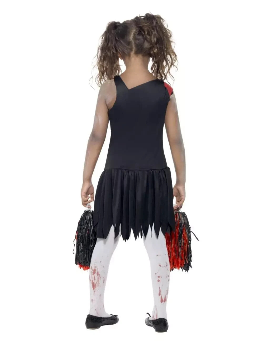 Halloween Girls Zombie Cheerleader Costume - XS - Size 4-6