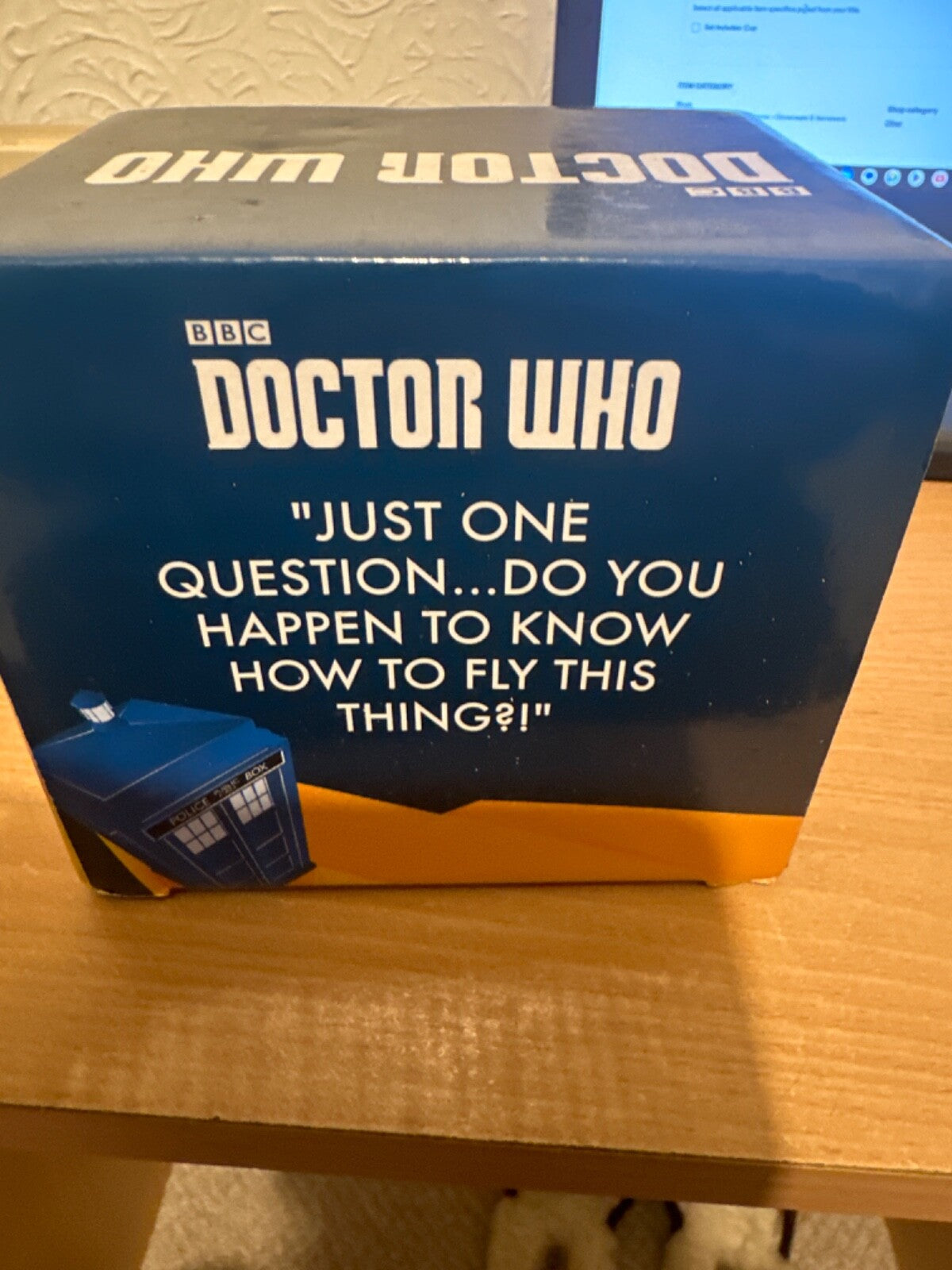 Doctor Who Ceramic Mug Cup Boxed Brand New BBC half moon bay Official